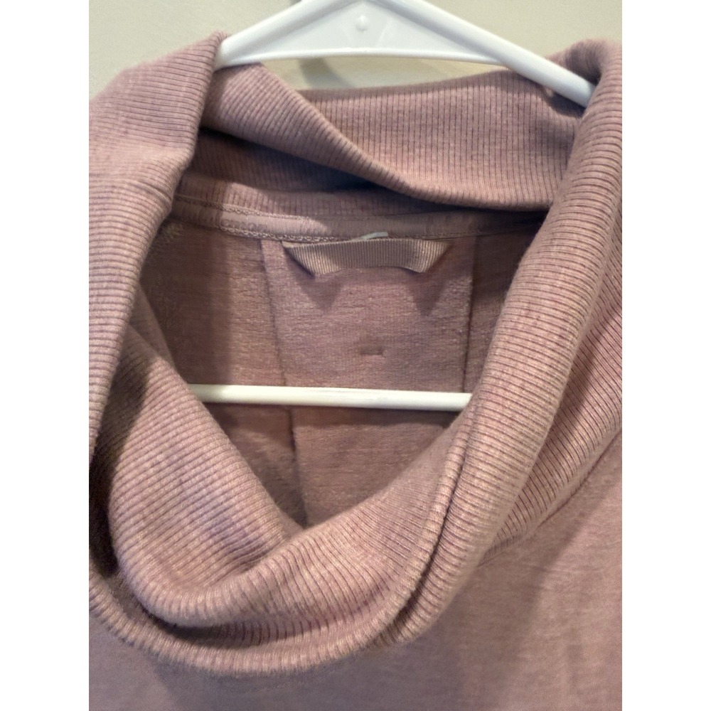 Lululemon High Lines Pullover Heathered Vintage Mauve Women's Size 6 - Picture 6 of 9
